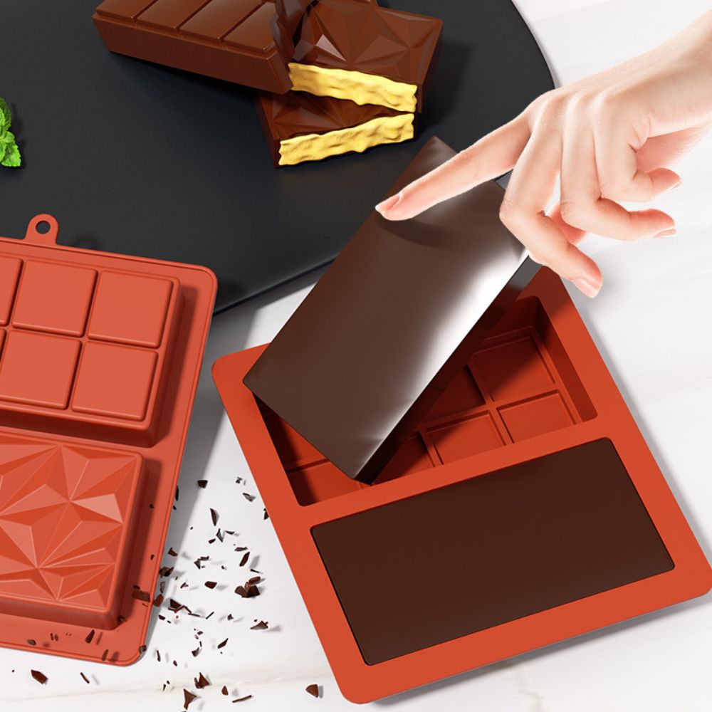 Dubai Chocolate Bar Food Safe Silicone Mold