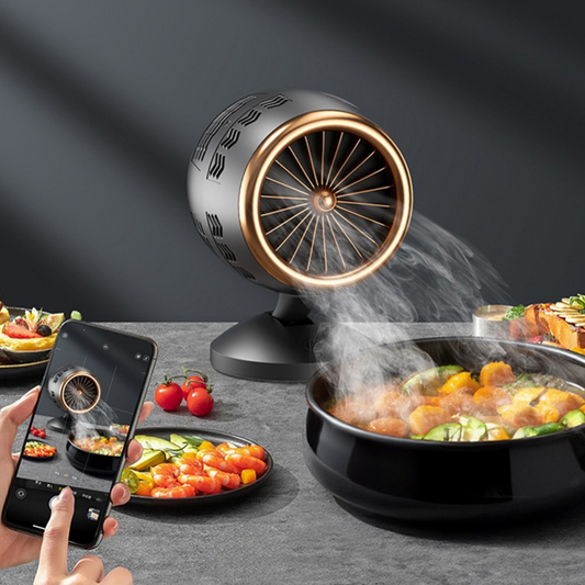 Compact Portable Range Hood Cooker Exhaust Fan