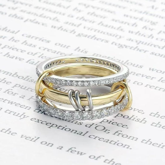 Trendy Gold Stackable Rings