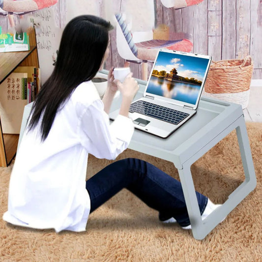 Foldable Bed Serving Tray Laptop Work Table