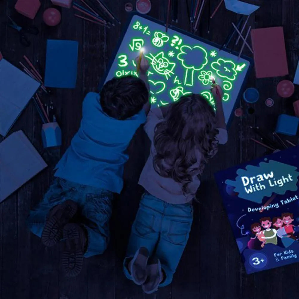Magic LED Light Drawing Pad for kids