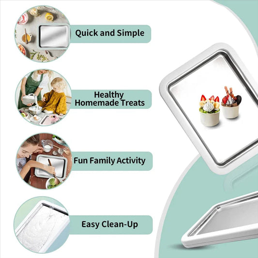 Stainless Steel Ice Cream Roll Maker for Home