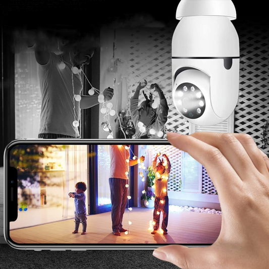 Wireless Indoor / Outdoor Smart HD Light Bulb Security Camera