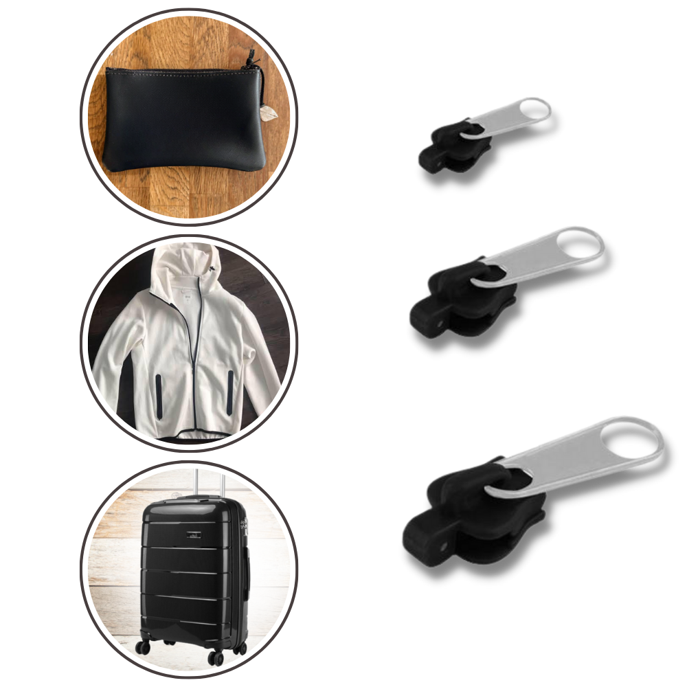 Clip-on slider to replace zippers