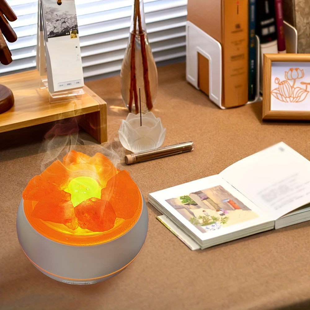 Salt Lamp Diffuser - 3-in-1 Essential Oil Diffuser