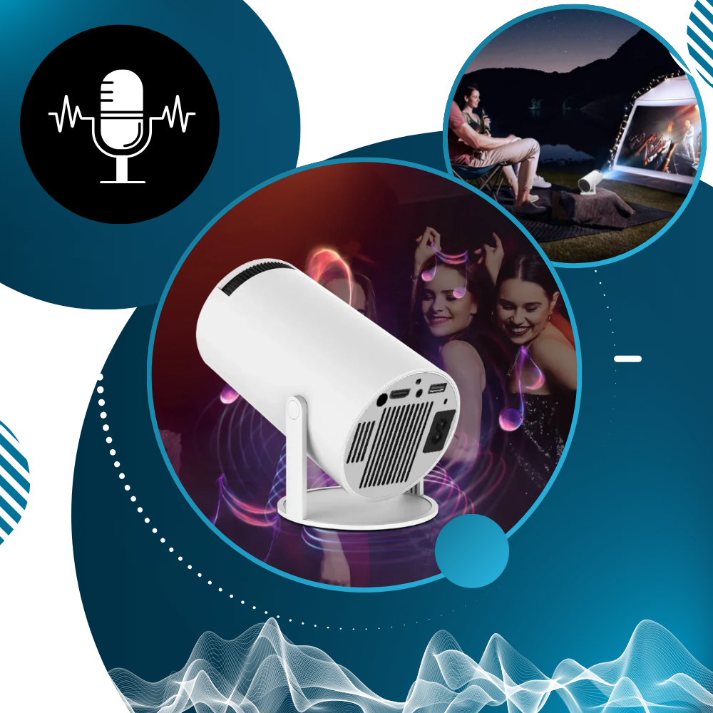 Portable 4K ultra HD projector