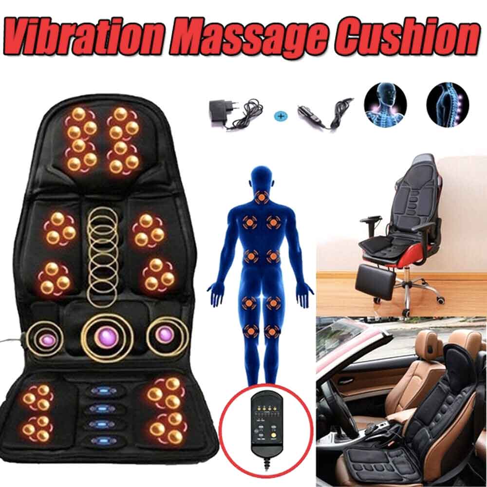 Fashionable Massage Chair Cushion With Heated Neck Pillow