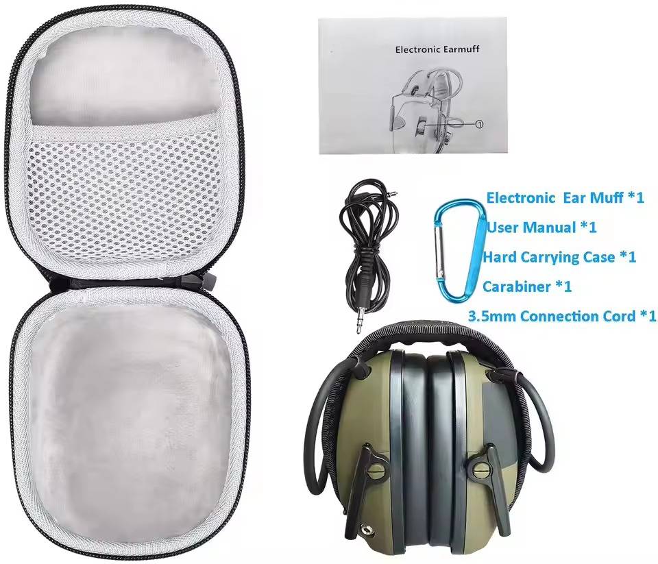 Noise Cancelling Ear Muffs For Shooting