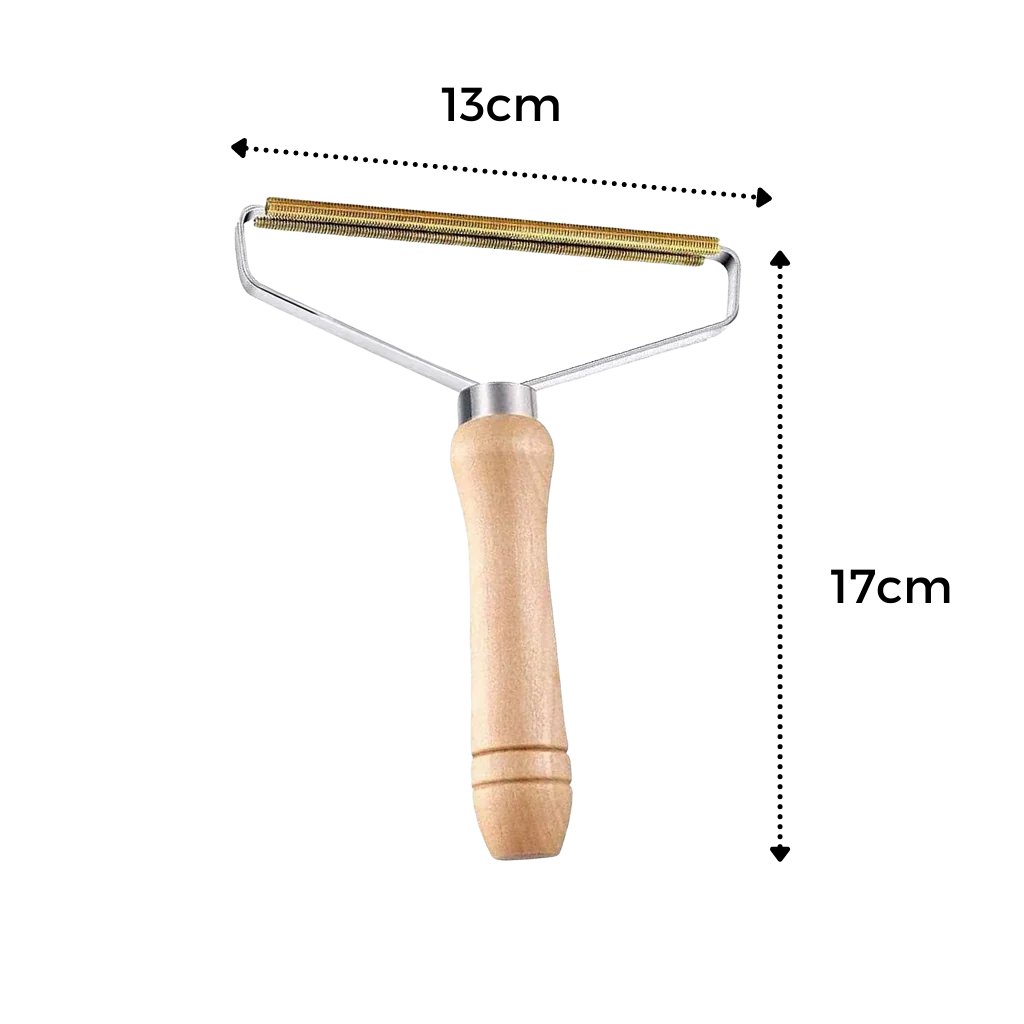 Wooden pet hair Remover