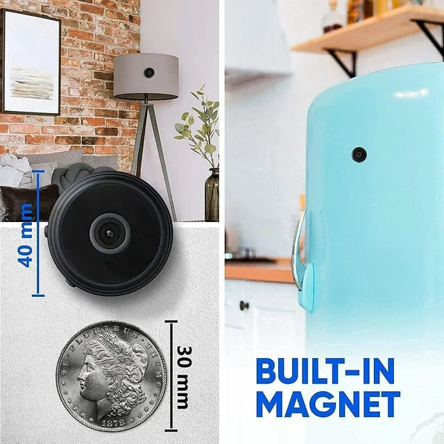 Mini Wireless Magnetic Camera with Audio and Video Live Feed
