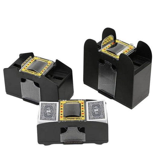 Automatic Playing Card Shuffler – Perfect for 2-6 Decks, Battery-Free Precision for Smooth, Hands-Free Gameplay