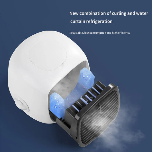 USB Mini Portable Air Conditioner with Humidifier