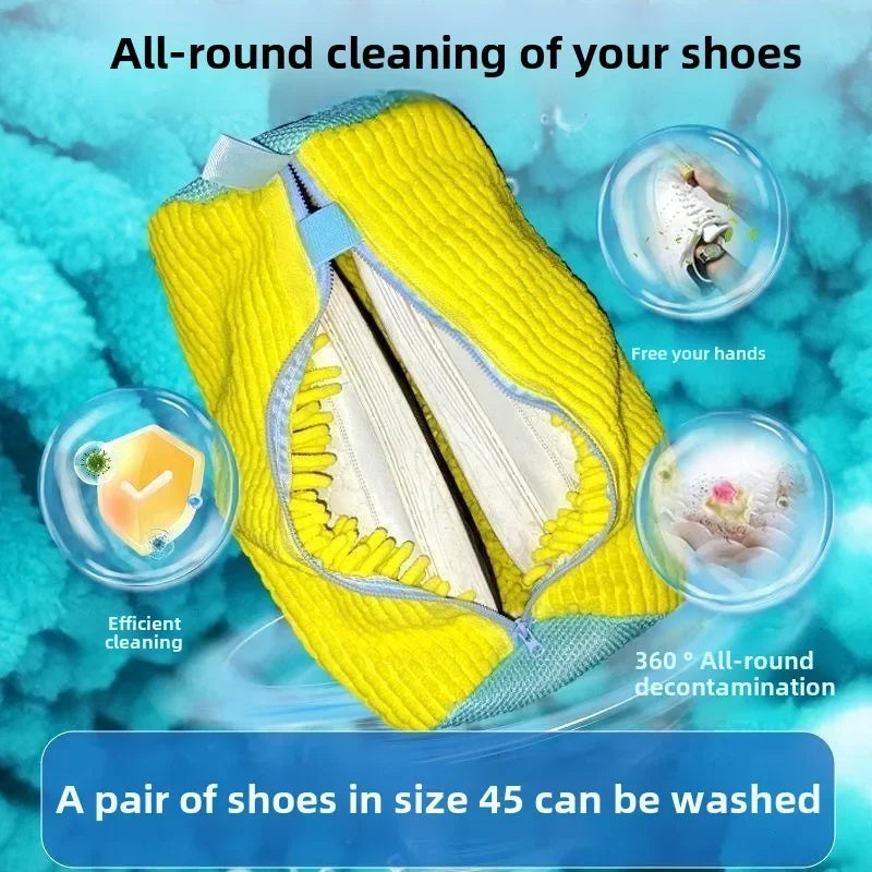 2Pcs Shoes Washing Bag for Laundry