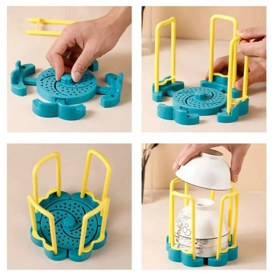Adjustable Bowl Drain Rack