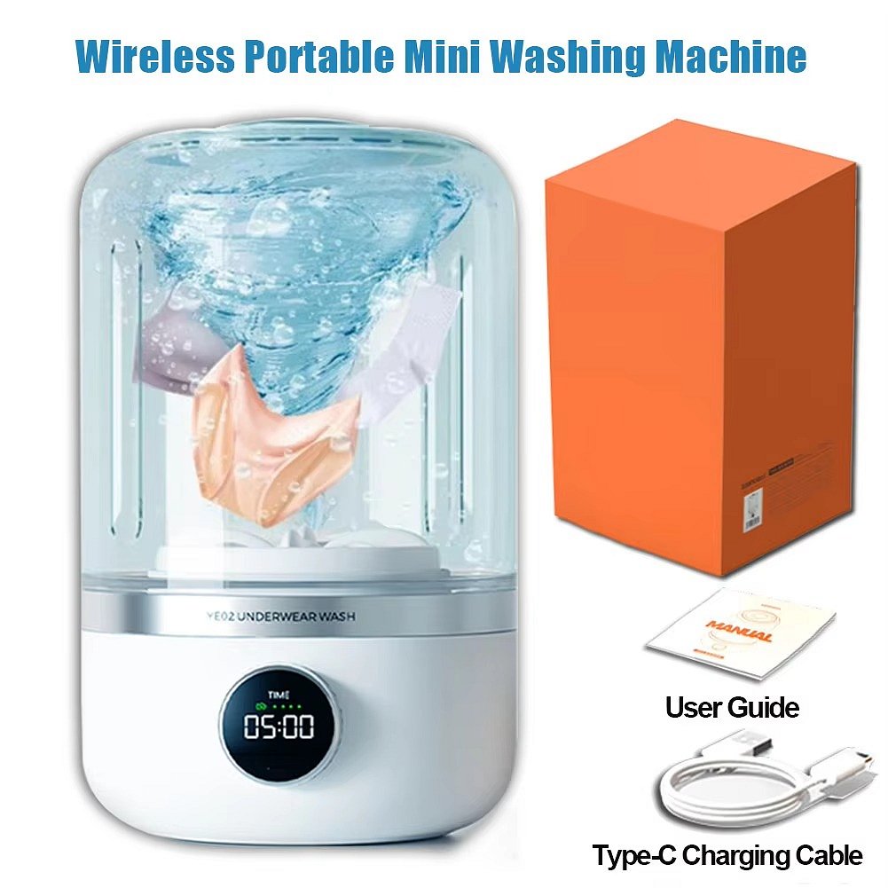 Mini Rechargeable Washing Machine