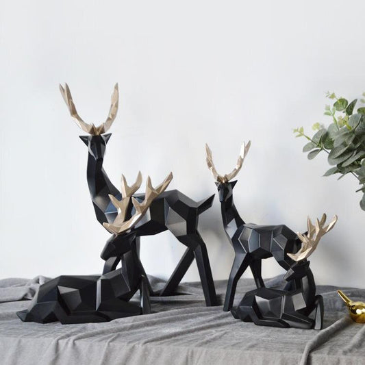 Stag Figures Sculpture
