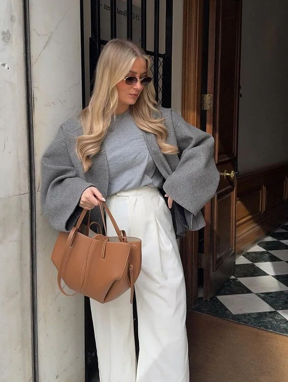 Vintage women's tote bag | Spacious shoulder bag