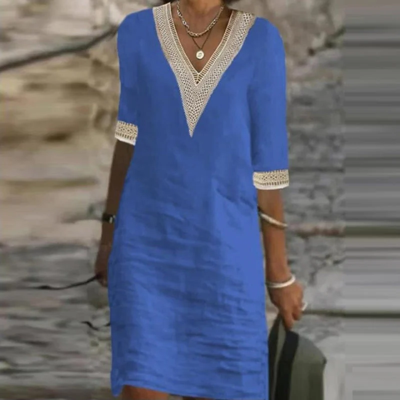 Stylish Linen Summer Dress For Women