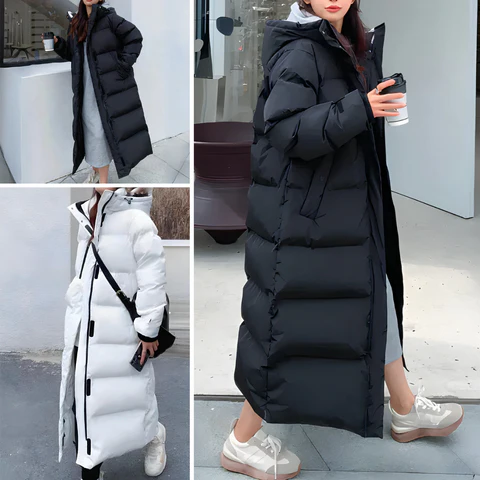 Fashionable and windproof long jacket