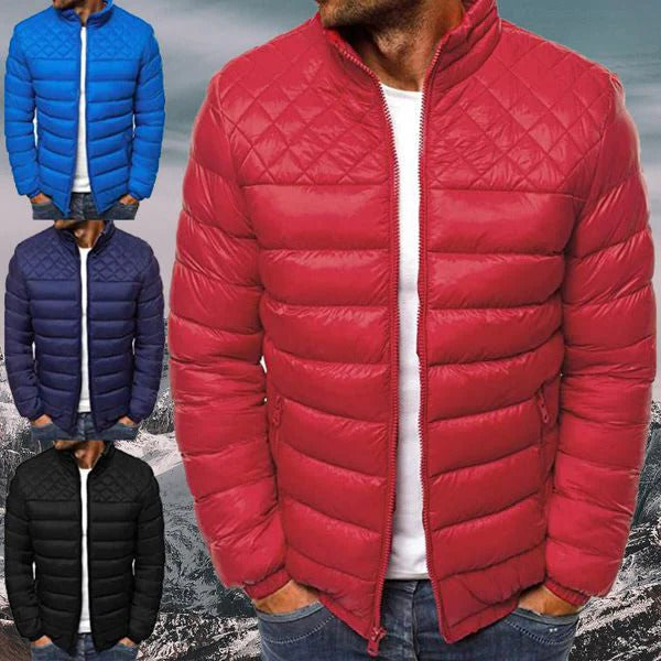 Men's Waterproof and Windproof Quilted Jacket