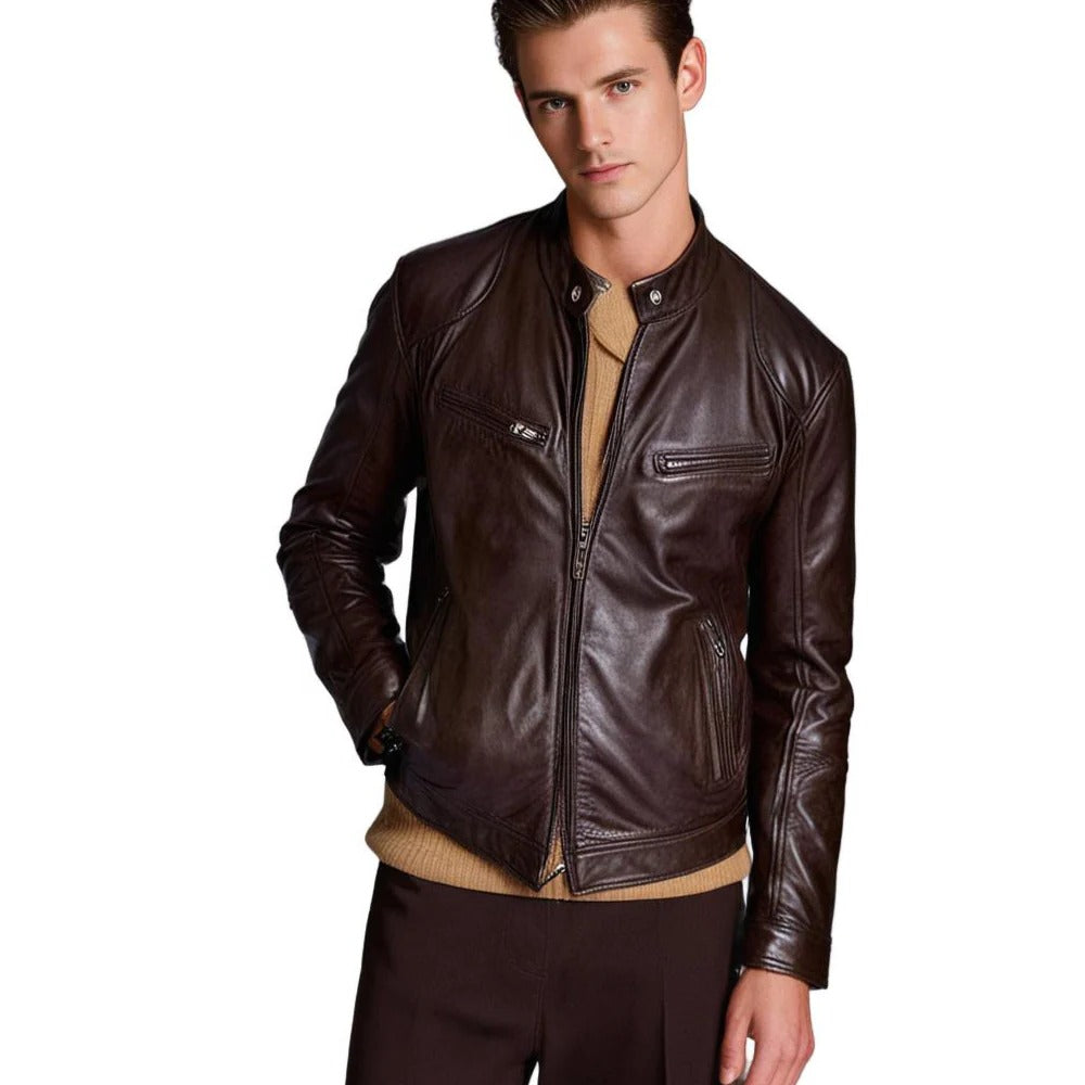Men's leather jacket