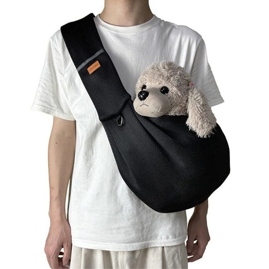 Lightweight & Breathable Crossbody Dog Sling Shoulder Bag
