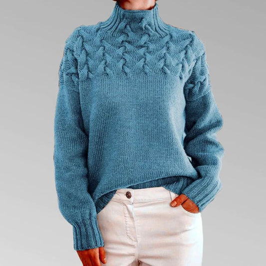 Women's Knitted Turtleneck Sweater