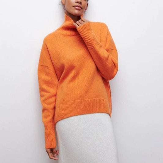 Oversized Cashmere Turtleneck Sweater