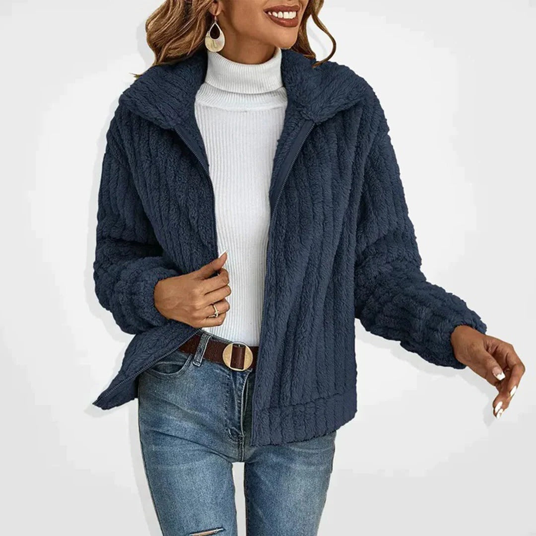 Women's Long Elegance Fleece Cardigan