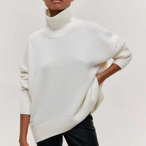 Oversized Cashmere Turtleneck Sweater