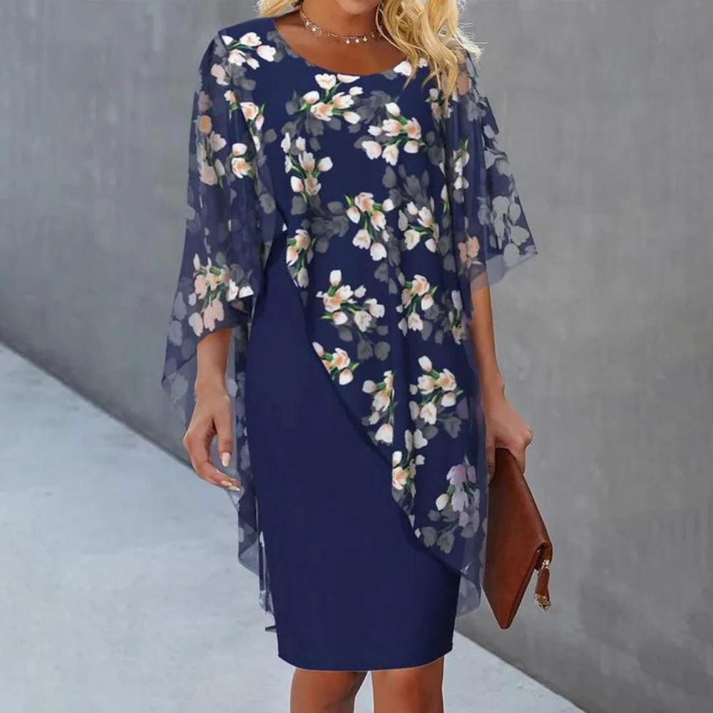 Elegant Floral Dress For Women