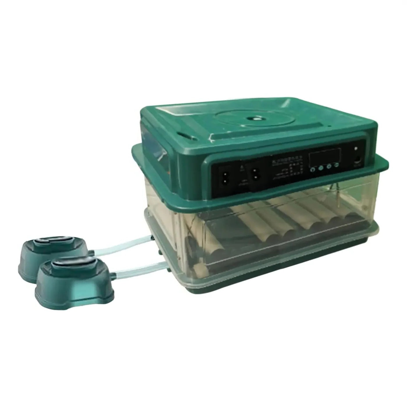 Digital Egg Incubator with Adjustable Tray - EU Plug, Light Tester & Turner for Hatching Chickens, Birds & More