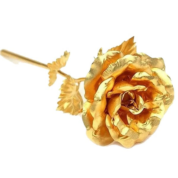 24K Gold Dipped Real Rose with Gift Box