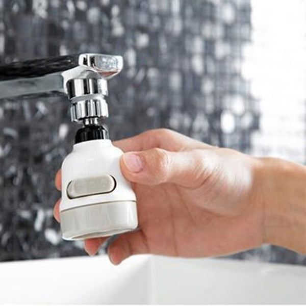 Rotating Faucet Attachment with 3 Spray Modes