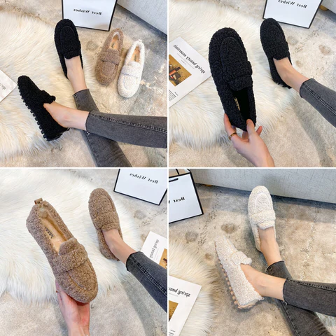 Plush Slipper Shoes