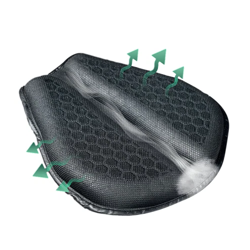 Motorcycle Gel Seat Pad for Long Distance Rides