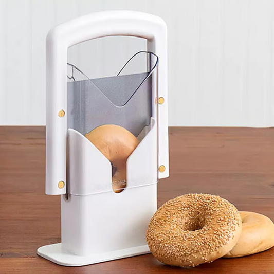 Stainless Steel Bagel Slicer For Small & Large Bagels