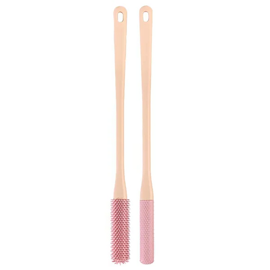 Toe Gap Cleaning Brush with Long Handle Gray-1 Set (Cleaning Brush + Anti-Itch Brush)