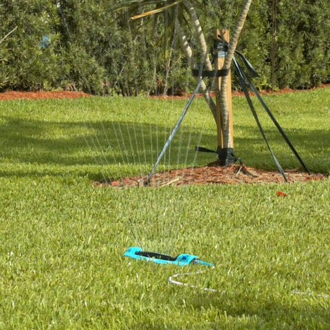 Wide Range Oscillating Above Ground Garden Lawn Water Sprinkler System