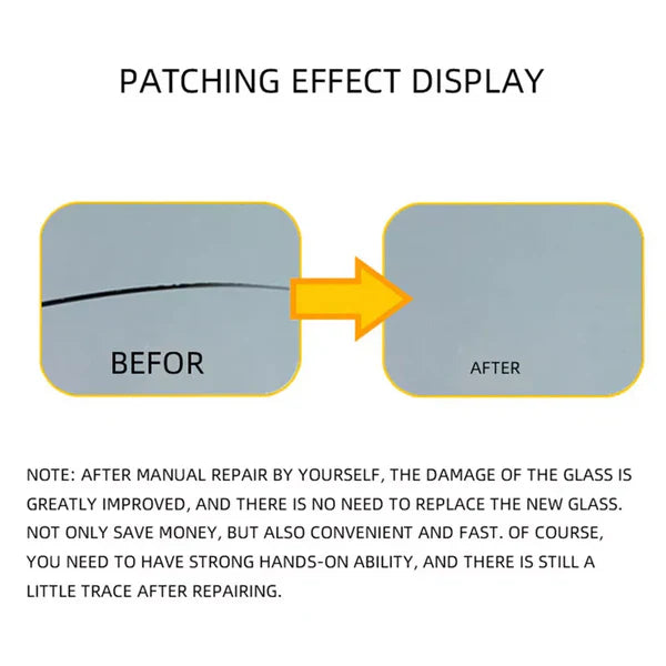 5 Pack Glass Repair Fluid