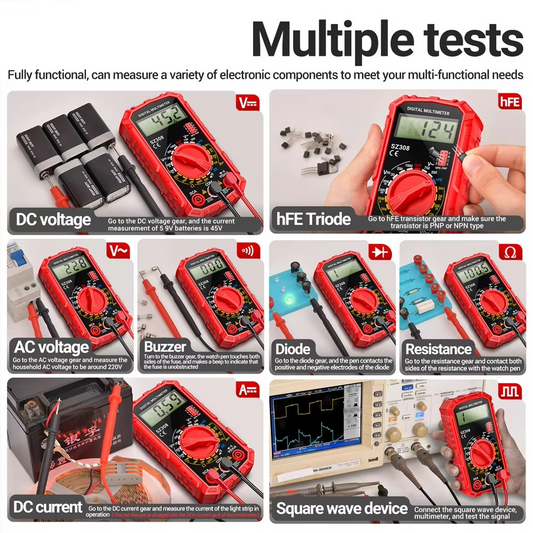 Electrical Test Kit With Digital Multimeter