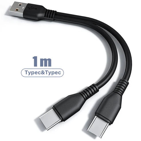 2 in 1 Charging Cable Multi USB Port
