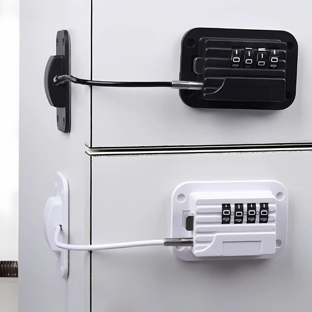 Secure Fridge Door Safety Lock with Code