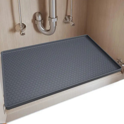 Large Under Kitchen Sink Mat Silicone Protective Liner