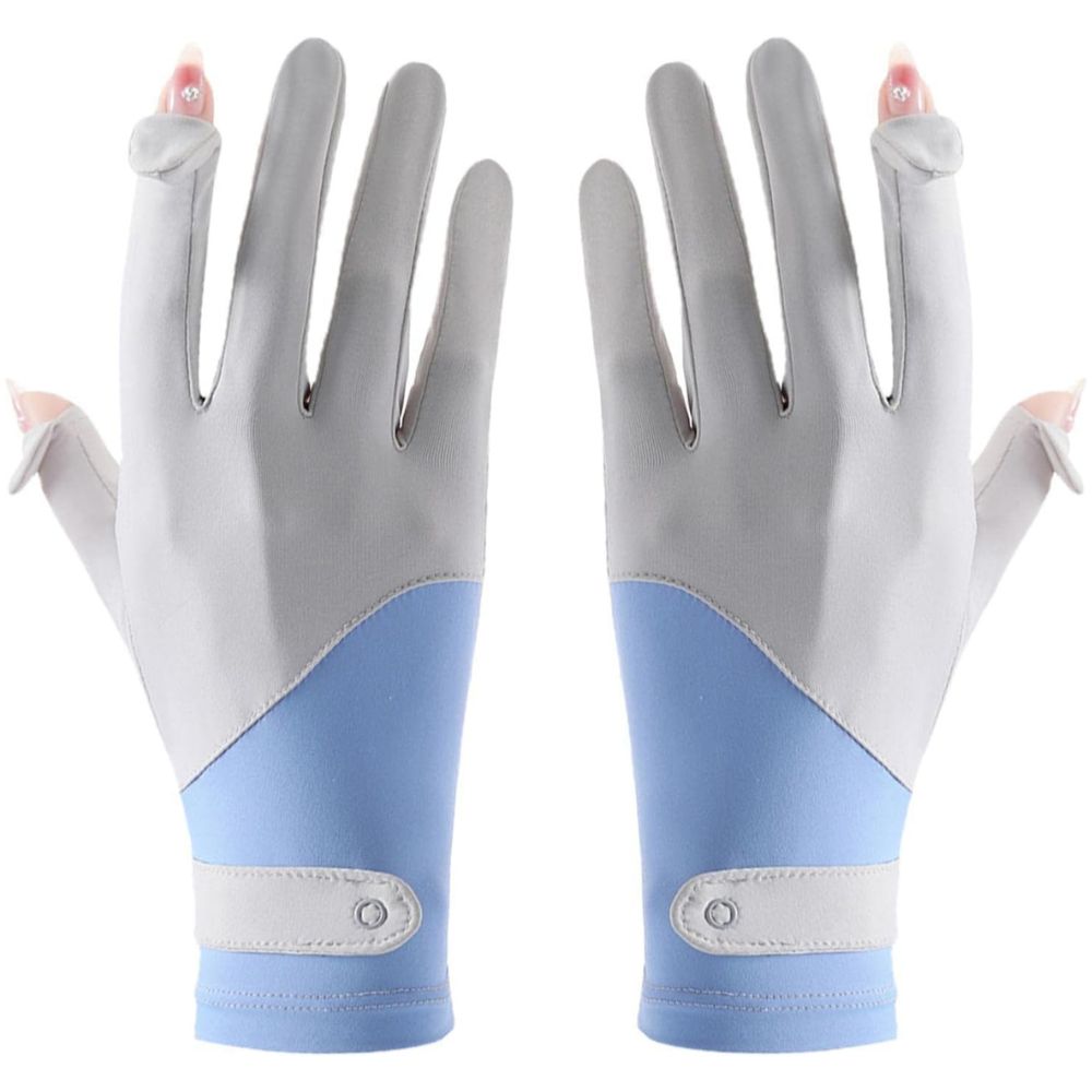 Womens Breathable UV Sun Protection Driving Gloves