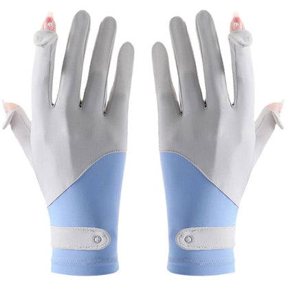 Womens Breathable UV Sun Protection Driving Gloves