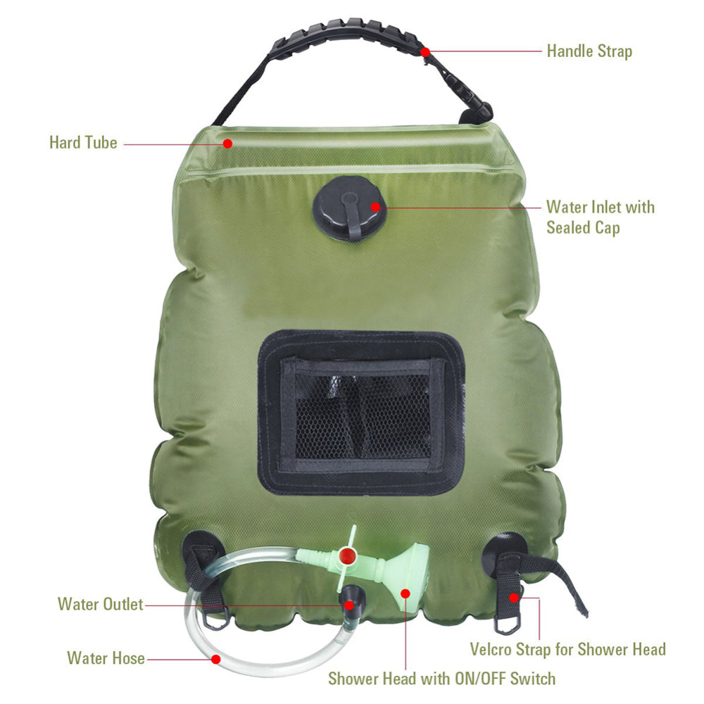 Outdoor Shower Water Bag