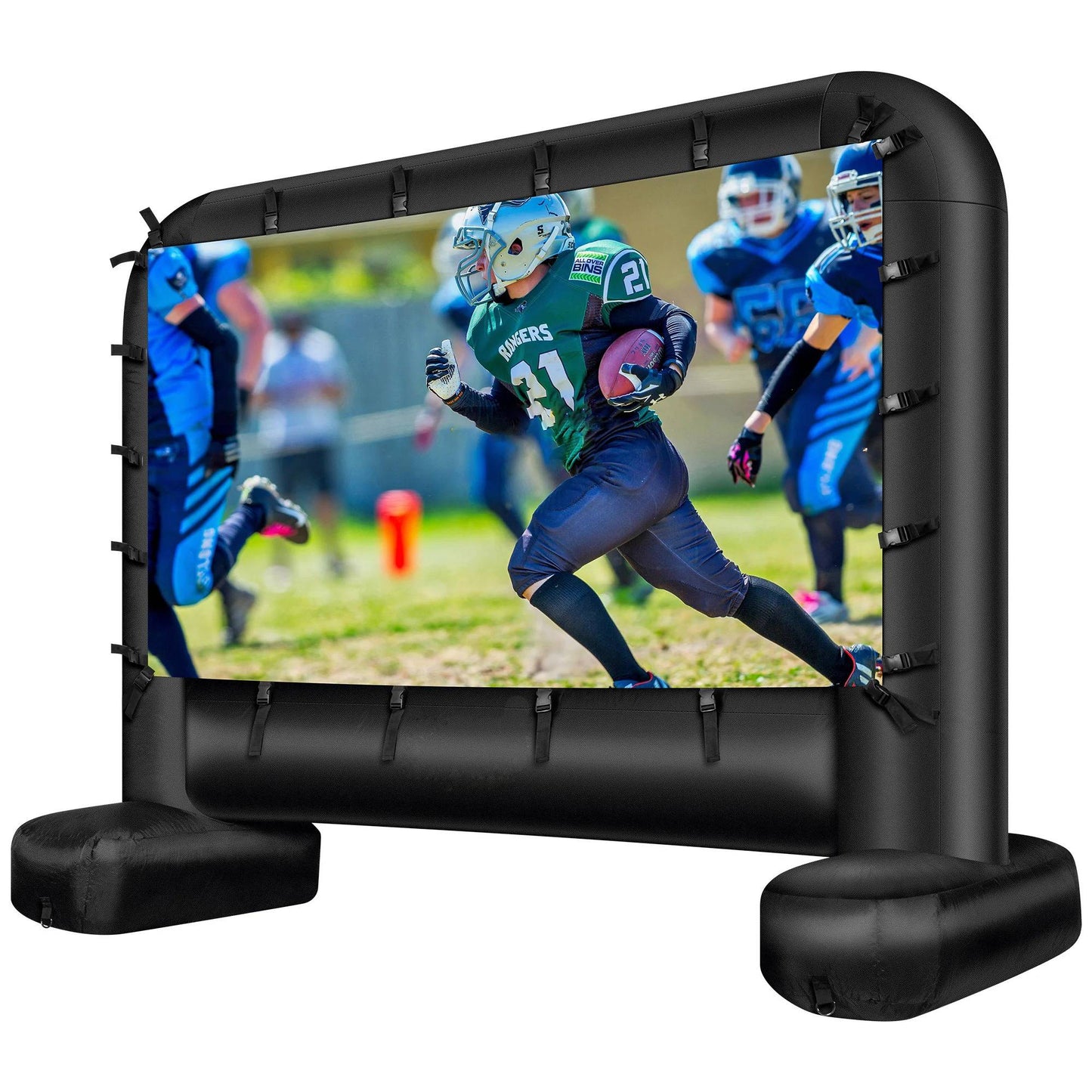 Outdoor Movie Screen And Projector