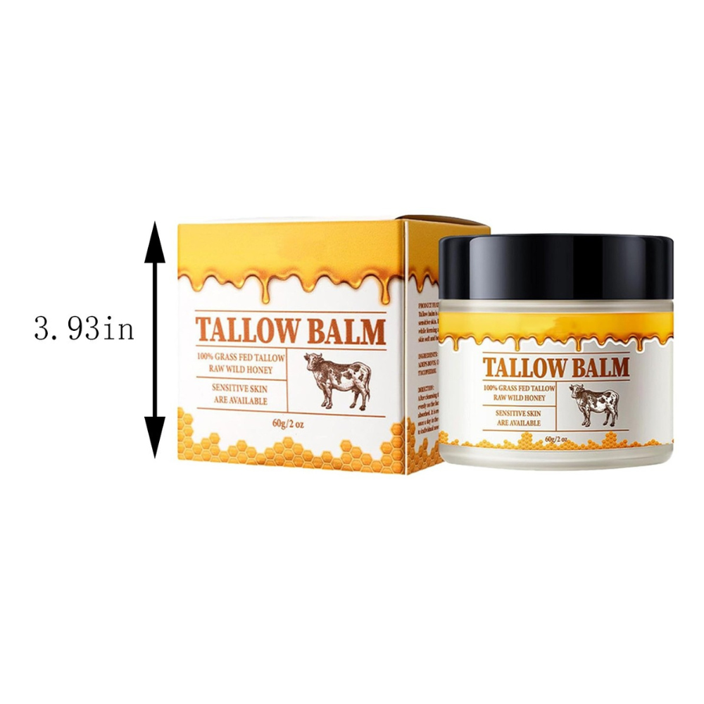 Hydrating Beef Tallow Honey Moisturizer Face & Body Balm