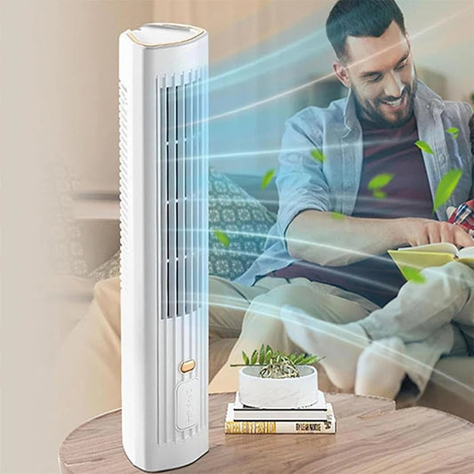 USB Rechargeable Portable Air Conditioner Tower Fan